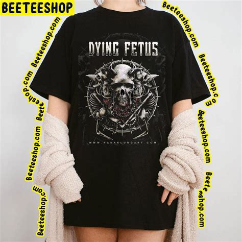 dying fetus skull death metal trending unisex sweatshirt beeteeshop