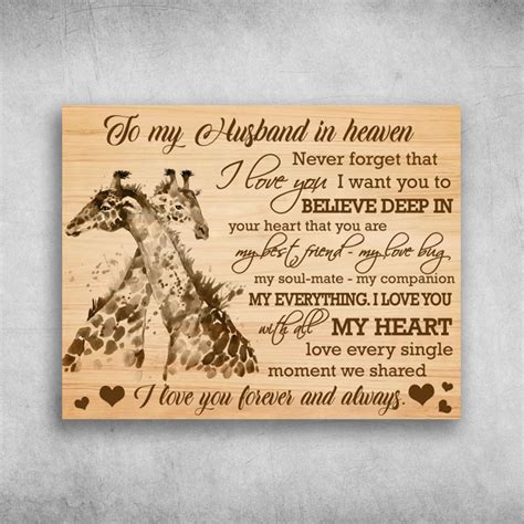to my husband in heaven i love you forever and always fridaystuff