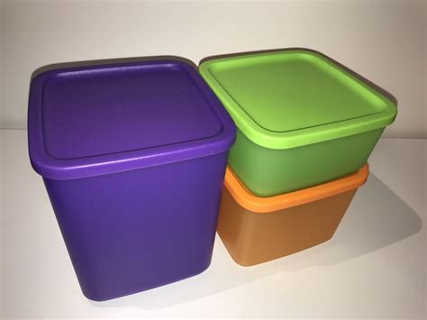 Tupperware set Cubix 1 8L 1L 650 ml