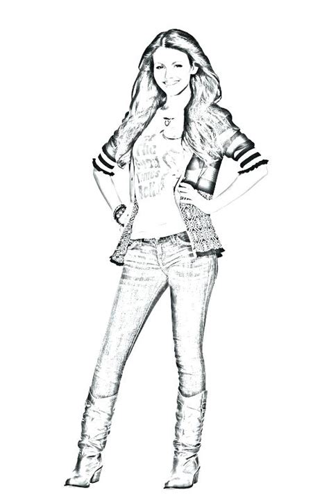 The best free Victorious coloring page images. Download from 35 free coloring pages of