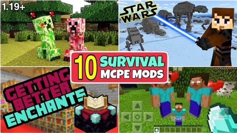 Top 10 Survival Mods For Minecraft Pocket Edition Best Minecraft