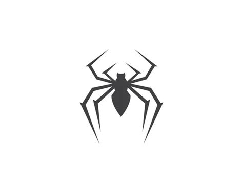 Spider Logo Plantilla Vector Icono Ilustración Diseño — Vector De Stock