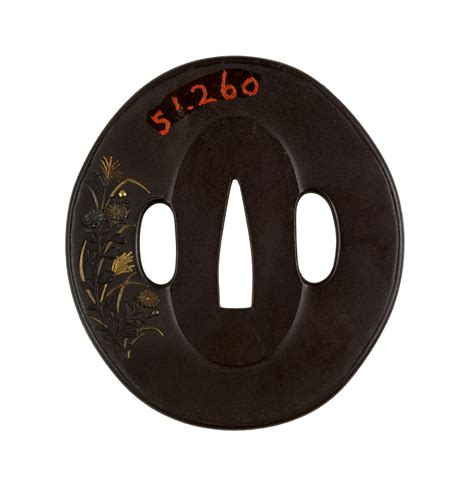 Tsuba With Spring Flowers The Walters Art Museum