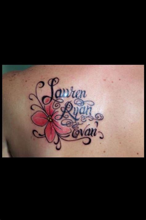 Apr 22, 2020 · since it can represent love infinity, it's a great way to declare your love with infinity friendship tattoos, sister infinity tattoos, family tattoos with children's names and so on. Flower n names | Name tattoos for moms, Name tattoo ...
