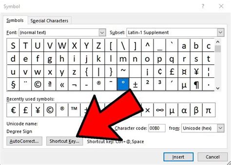 How To Do Degrees In Word