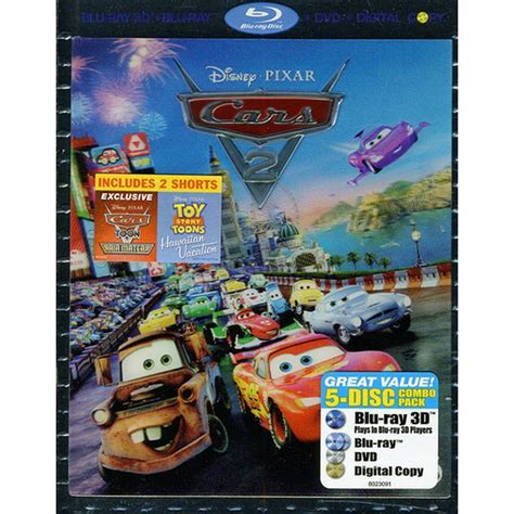Cars 2 3d Blu Ray Blu Ray Dvd Digital Copy