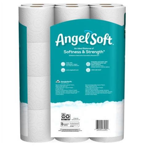 Angel Soft Double Roll Bath Tissue 24 Count 24 Rolls Ralphs