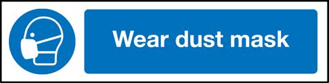 Wear Dust Mask Mini Sign Aura Sign Shop