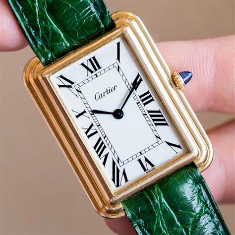 Cartier Stepped Case Jumbo New York Ref15716 De 1975 Relojes