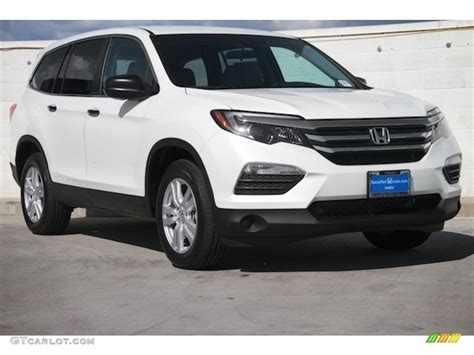 2017 White Diamond Pearl Honda Pilot Lx 118804093 Car