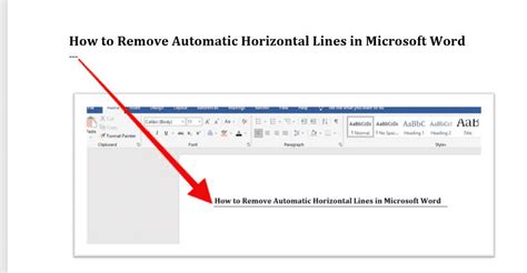 How To Delete Horizontal Line In Word Pizzabinger