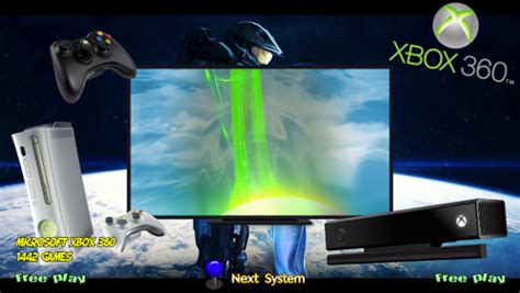 Microsoft Xbox 360 Platform Vidéo Thème V20 Hyperspin Attract