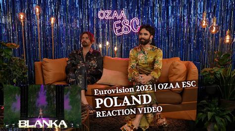 Blanka Solo Poland Eurovision Reaction Ozaa Esc Wursttv