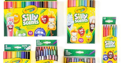 2017 Crayola Silly Scents Review Markers Twistable Crayons And Colored