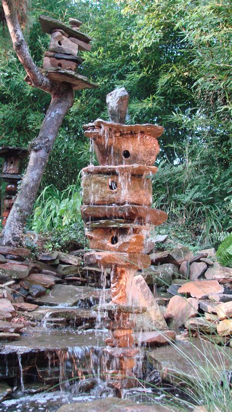 Outdoor Water Fountains Rustic Landscape Nashville By Steve Rhule