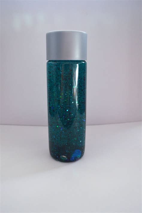 Sensory Bottle Mermaid Tail Glitter Bottle Calming Jar Calm Down Jar
