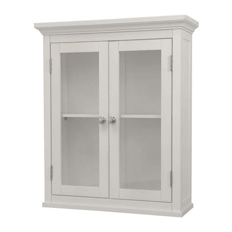 Add shelving on the wall above the toilet, at the end of a tub or above the entry door or vanity mirror. Elegant Home Fashions Madison 20-in W x 24-in H x 7-in D ...