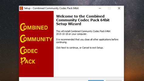 It is very flexible, easy to use, and provides high quality playback. Download CCCP (Combined Community Codec Pack) (64/32 bit) for Windows 10 PC. Free
