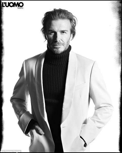 David Beckham Looks Dapper In Luomo Vogue Shoot Daily Mail Online