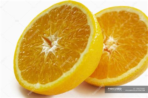 Fresh Orange Halves — Unprocessed Eating Stock Photo 149670080