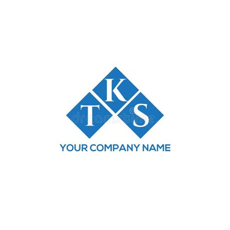 Tks Letter Logo Design On White Background Tks Creative Initials