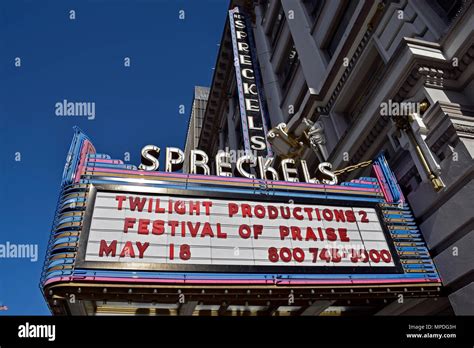 Theater Marquee Hi Res Stock Photography And Images Alamy