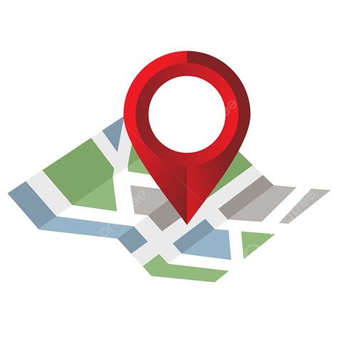 Location Pin Clipart Png Images Pin Location Icon With Folded Map Pin