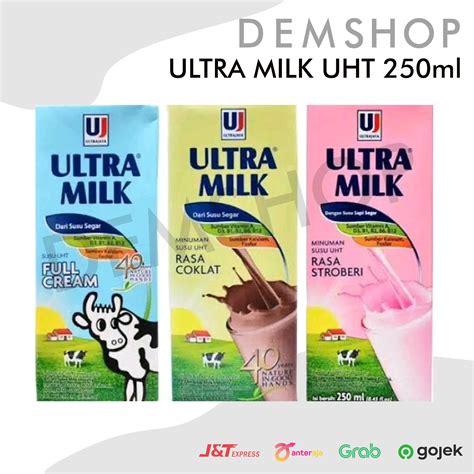 Ultra Milk Susu Uht 250ml All Variant Lazada Indonesia