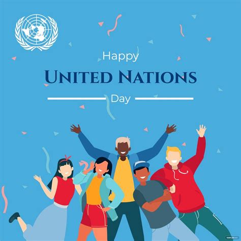 Happy United Nations Day Illustration In Psd Illustrator Svg 