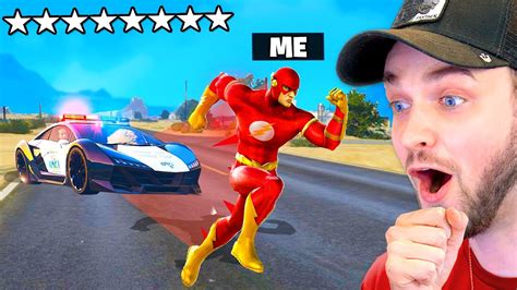 Playing Gta 5 As The Flash Superhero Mod Youtube