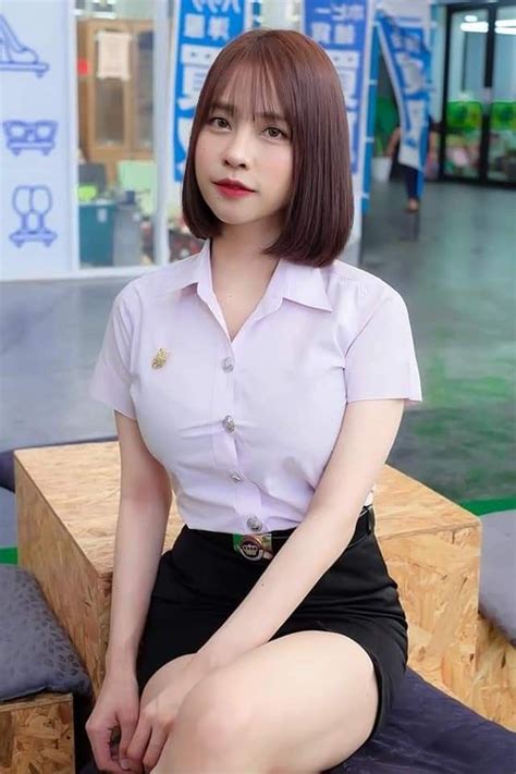 Beautiful Images School Looks Girls Uniforms Great View Asian