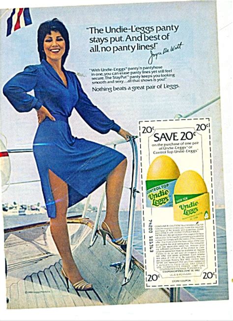 Leggs Panty Undie Ad Joyce De Witt Ad 1980 Newly Added At Miss Pack Ratz