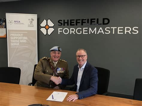 Article Sheffield Forgemasters Signs Armed Forces Covenant