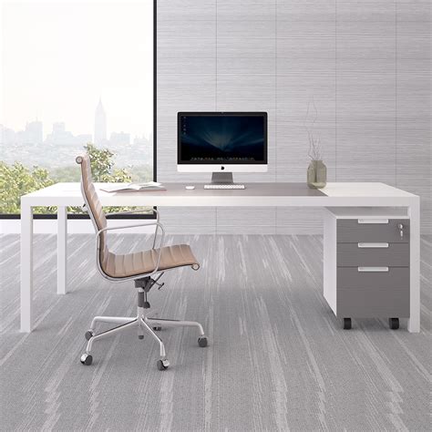 Modern Office Furniture Desk Executive Office Desk With Cabinet