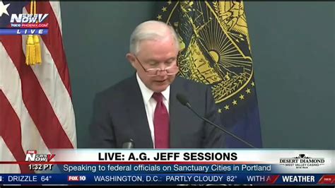 Ag Sessions Highlights Strong Opposition To Sanctuary Cities Youtube