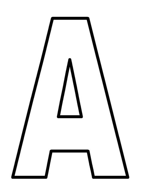 Free Printable Alphabet Letters Printable Shapes Alphabet Templates