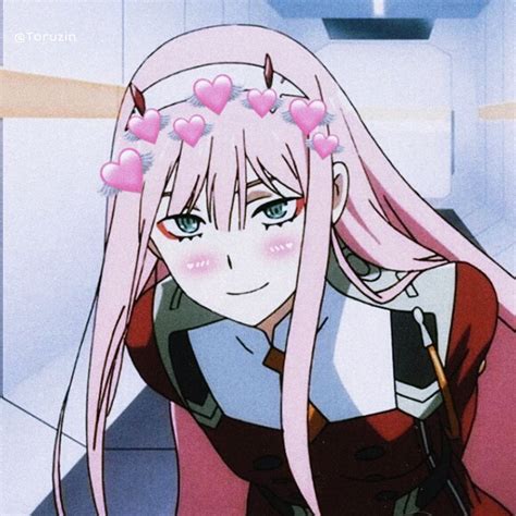 Aesthetic Zero Two Pfp Aesthetic Zero Two Aesthetic Anime Cute Images