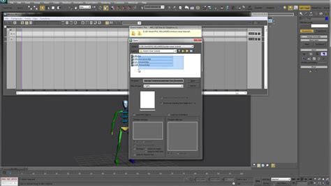 Combining Multiple Animations In 3ds Max Using Motion Mixer Youtube