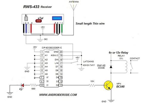 How To Test 433 Mhz Rf Receiver Circuit With Pin Details