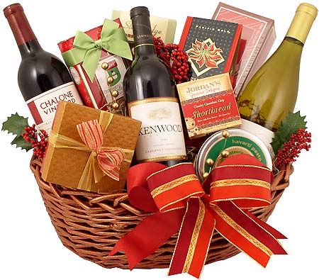 Champagne punch for christmas or new year's. Christmas Time and Wine Gift Basket