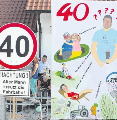 Eine sammlung mit über 40 geburtstagssprüchen zum 40. 40 - „Alter Mann kreuzt die Fahrbahn" - Veranstaltungen ...