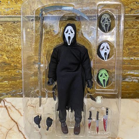 Ultimate Ghost Face Action Figure Screaming Grimace Of Death By Dawn