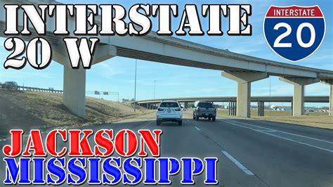I 20 West Jackson Mississippi 4k Highway Drive Youtube
