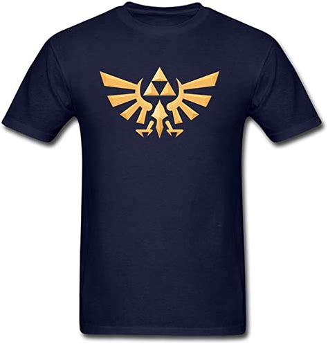 Geometric Zelda Triforce T Shirts Crew Neck Men Tshirt Legend Of Zelda