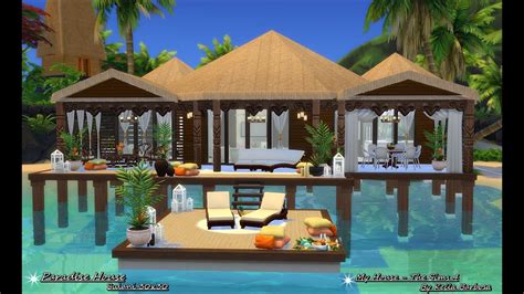 The Sims 4 Stop Motion Paradise House Sulani No Cc Youtube