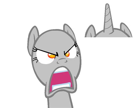 Angry Pony Base By Miesdo On Deviantart