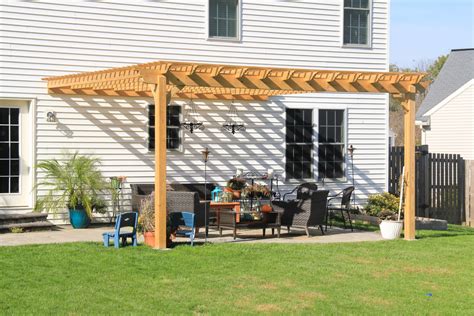 Wood Pergolas Amish Built Wood Pergolas Kits And Built On Site