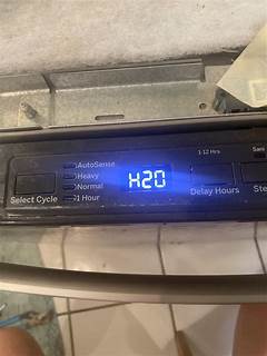 Ge Dishwasher Says H20