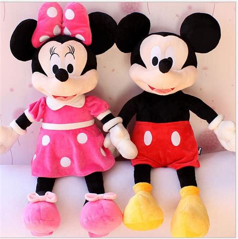 2pcslot 40cm New Lovely Mickey Mouse And Minnie Mouse Plush Toys