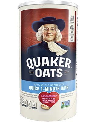 If you want to eat oatmeal, choose a brand that you have to cook on the stove for about 20minutes. Product: Hot Cereals - Quick Quaker Oats | QuakerOats.com